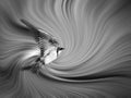 Vibrant modern digital art background with a sparrow