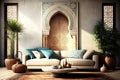 Vibrant Moroccan Interior Design Living Room