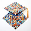 Vibrant Mosaic Graduation Cap