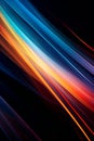 Vibrant Motion: Abstract Streaks of Color in Nighttime Blur