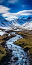 Vibrant Mountain Stream: Captivating Otherworldly Landscapes In 32k Uhd