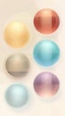 Abstract Gradient Circles with Modern Design Elements Royalty Free Stock Photo