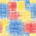 Vibrant Multicolor Abstract Grids with Red, Yellow, and Blue Patterns. Royalty Free Stock Photo