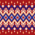 Vibrant Multicolor Tribal Chevron Pattern