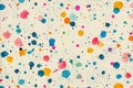 Vibrant Multicolored Confetti and Glitter Sprinkles on a Neutral Background for Parties and Celebrations
