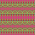 Vibrant Multicolored Geometric Seamless Pattern Royalty Free Stock Photo
