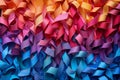 Vibrant multicolored paper strips in an array of varied colors forming intricate circular patterns, creating a visually stunn