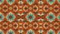 Vibrant Native American-Inspired Geometric Pattern Royalty Free Stock Photo