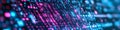 Vibrant Neon Streams of Data in a Futuristic Cyberspace Visualizing Digital Information Flow