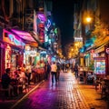 Vibrant Nightlife in Tel Aviv: Neon Lights, Music, and Cocktails