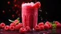 vibrant object raspberry fruit