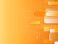 A vibrant orange abstract background featuring modern digital elements Ideal for technologyrelated themes graphic design or Royalty Free Stock Photo