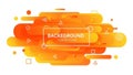 Vibrant orange abstract background with geometric shapes and transparent background Royalty Free Stock Photo