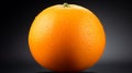 Vibrant Orange Citrus Fruit - Fresh and Juicy Slice on Black Background, Perfect for Health and Nutrition Concepts Royalty Free Stock Photo