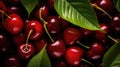 vibrant organic cherry background