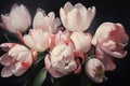 Vibrant Painting tulips. Generate Ai