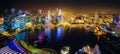 Singapore skyline background Royalty Free Stock Photo