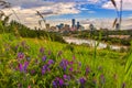 Vibrant Panoramic Edmonton Summer Skyline