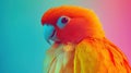 A Vibrant Parrot Portrait Royalty Free Stock Photo