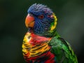 Vibrant Parrot Portrait