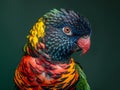 Vibrant Parrot Portrait