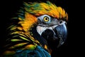 Vibrant Parrot Portrait