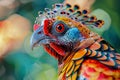 Vibrant Parrot Portrait