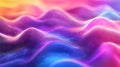 Vibrant particle waves flowing digital data information Royalty Free Stock Photo