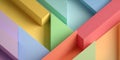 Vibrant Pastel Geometric Background Abstract Design for Presentations Websites Royalty Free Stock Photo
