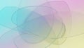 Vibrant Pastel Gradient Abstract Translucent Geometric Overlays Modern Fluid Design Royalty Free Stock Photo