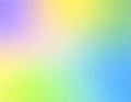 Vibrant Pastel Gradient Background in Yellow Green Blue and Purple Royalty Free Stock Photo