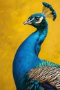 Vibrant Peacock Portrait