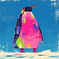Vibrant Penguin Illustration
