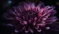 Vibrant petals of a single dahlia, beauty in nature bouquet generated by AI