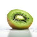 High-key Kiwi Product Photography On White Background