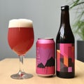 Vibrant Pink Beer Can On Table - Layered Artwork By Ton Dubbeldam And Zeen Chin