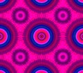 Vibrant Pink Blue Circles Abstract Pattern Background Royalty Free Stock Photo