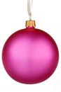 Vibrant pink Christmas Bauble