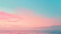 Vibrant pink clouds over a gentle sea during sunrise, offering a sense of calm and renewal Royalty Free Stock Photo