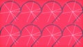 Vibrant Pink Geometric Radial Pattern Royalty Free Stock Photo