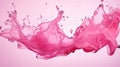 vibrant pink splash background Royalty Free Stock Photo