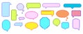 Vibrant Pixel Speech Bubble Set That Adds Retro Charm To Your Messages. Playful, 8 Bit Pixelated Speak Clouds or Boxes