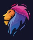 Vibrant Pride: The Colorful Majesty of the Lion