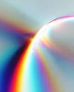 Vibrant Prismatic Light Arc Abstract Background Royalty Free Stock Photo