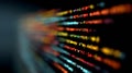 Vibrant programming code cascading across digital display, revealing intricate software development process and Royalty Free Stock Photo