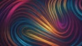 Vibrant pulsating light patterns showcasing rhythmic movements in a colorful abstract design. Generative AI Royalty Free Stock Photo
