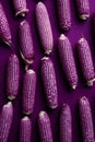 Vibrant Purple Corn on Colorful Background AI Generated Royalty Free Stock Photo