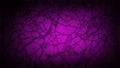 Vibrant purple cracked stone texture with dark shadows, creating a striking, bold background. The deep cracks add dimension and