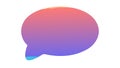 Vibrant Purple Speech Bubble Chat Communication Icon, vector design Generative AI Royalty Free Stock Photo