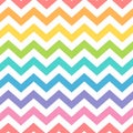 Vibrant Rainbow Chevron Zigzag Pattern Background Design Royalty Free Stock Photo